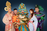Beacon panto Aladdin cast